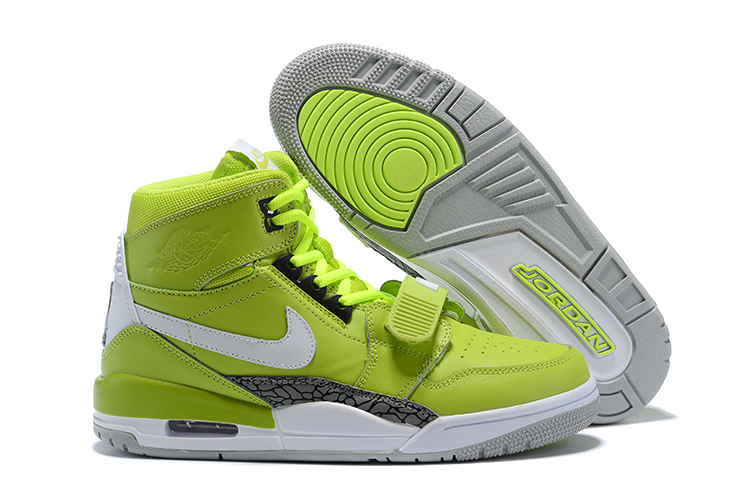 Air Jordan Legacy 312 Apple Green White Shoes - Click Image to Close